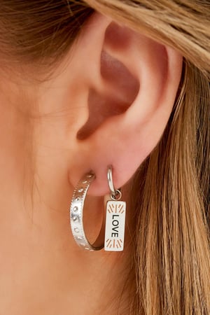 Ohrringe liebenswert Goldfarbe Edelstahl h5 Bild2